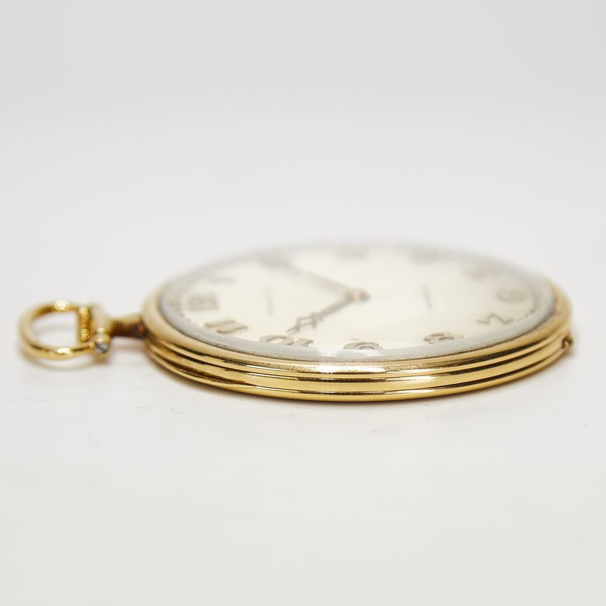 Tiffany Touchon Pocket Watch Platinum & 18k Yellow Gold