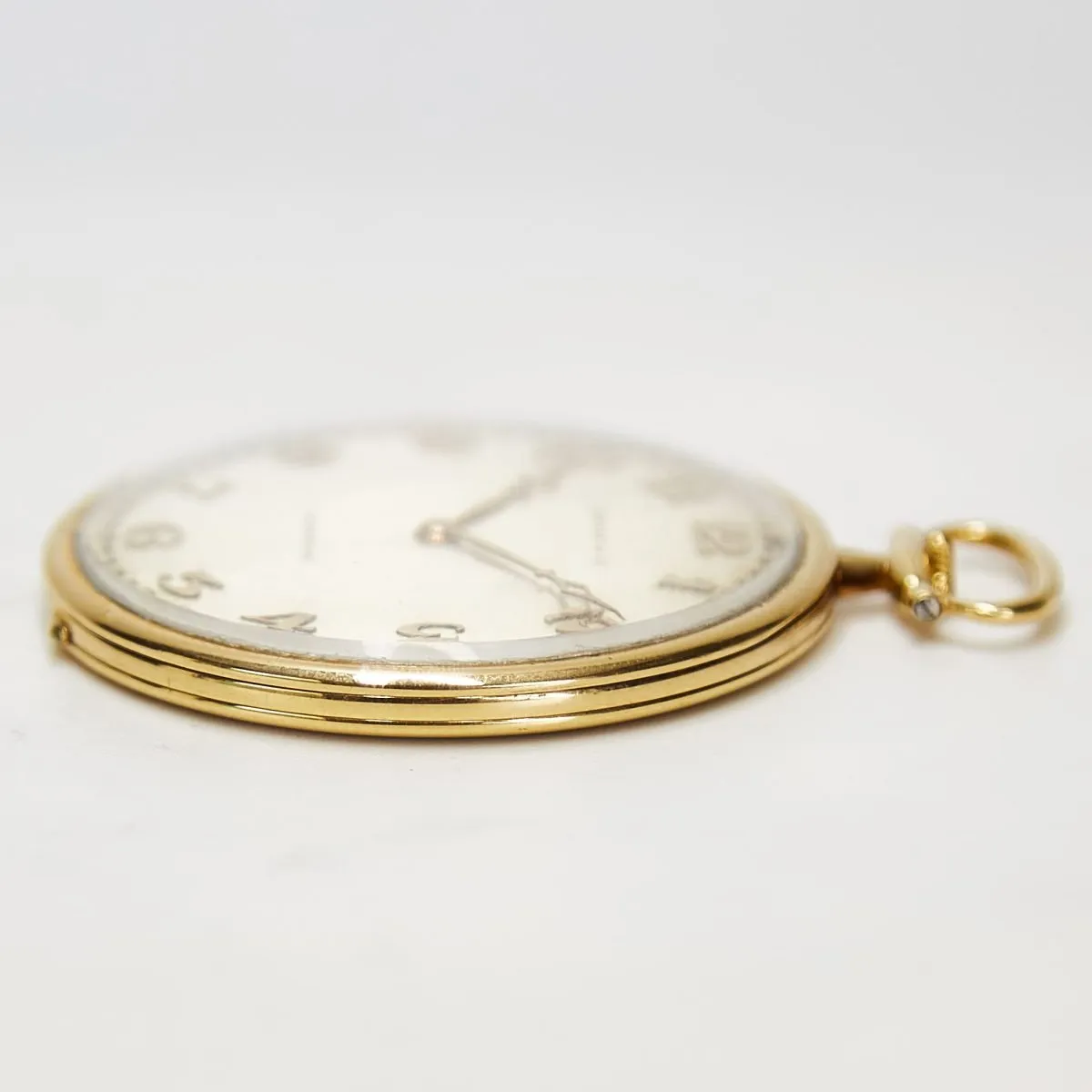 Tiffany Touchon Pocket Watch Platinum & 18k Yellow Gold