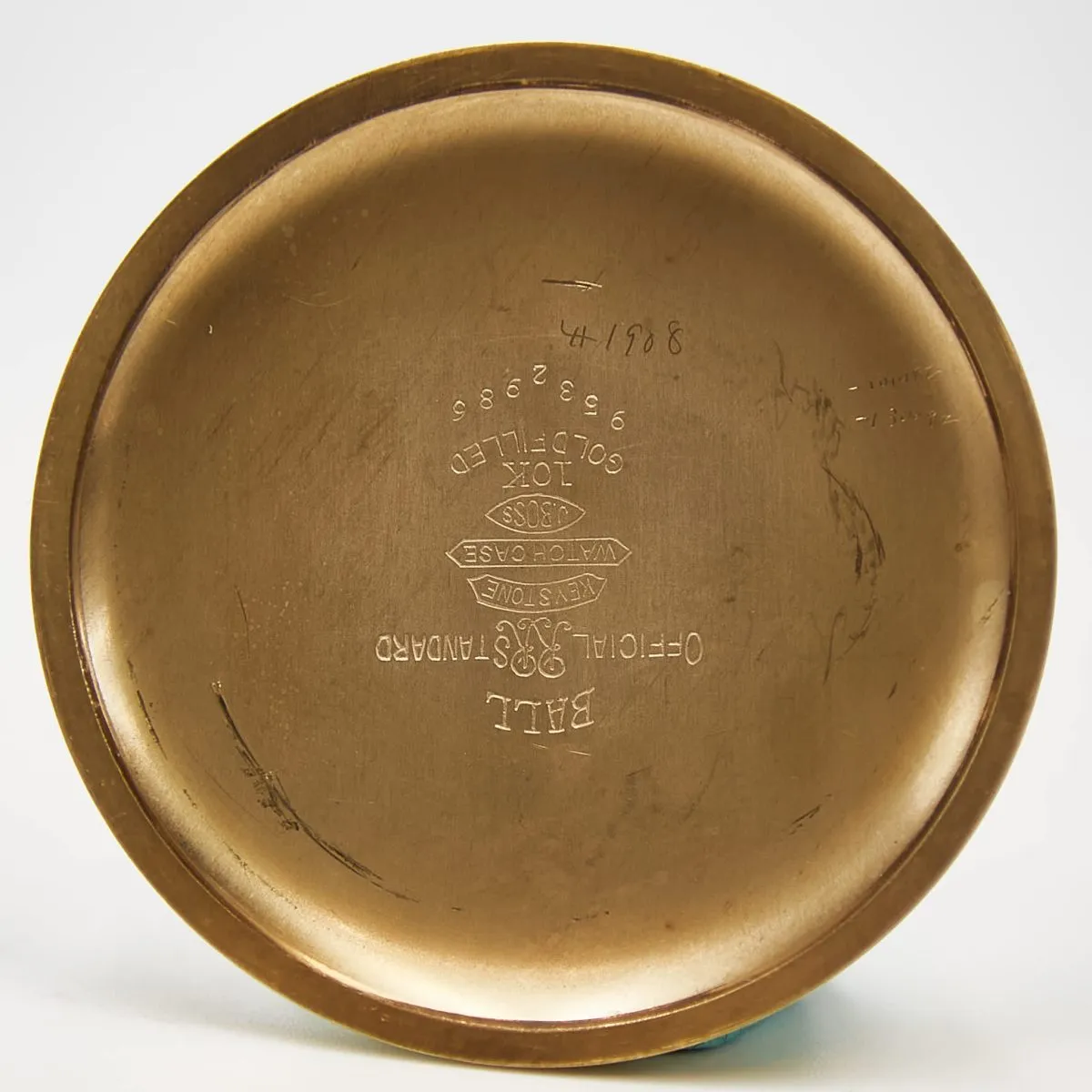 Ball-Hamilton 999-B 21 Jewel Pocket Watch C. 1947
