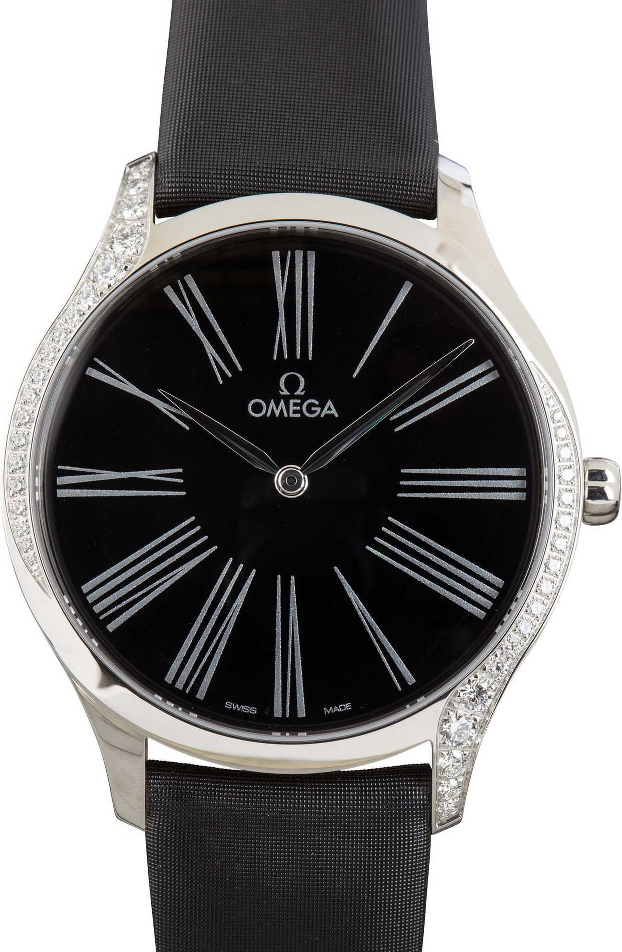 Omega De Ville Tresor Black Roman Dial