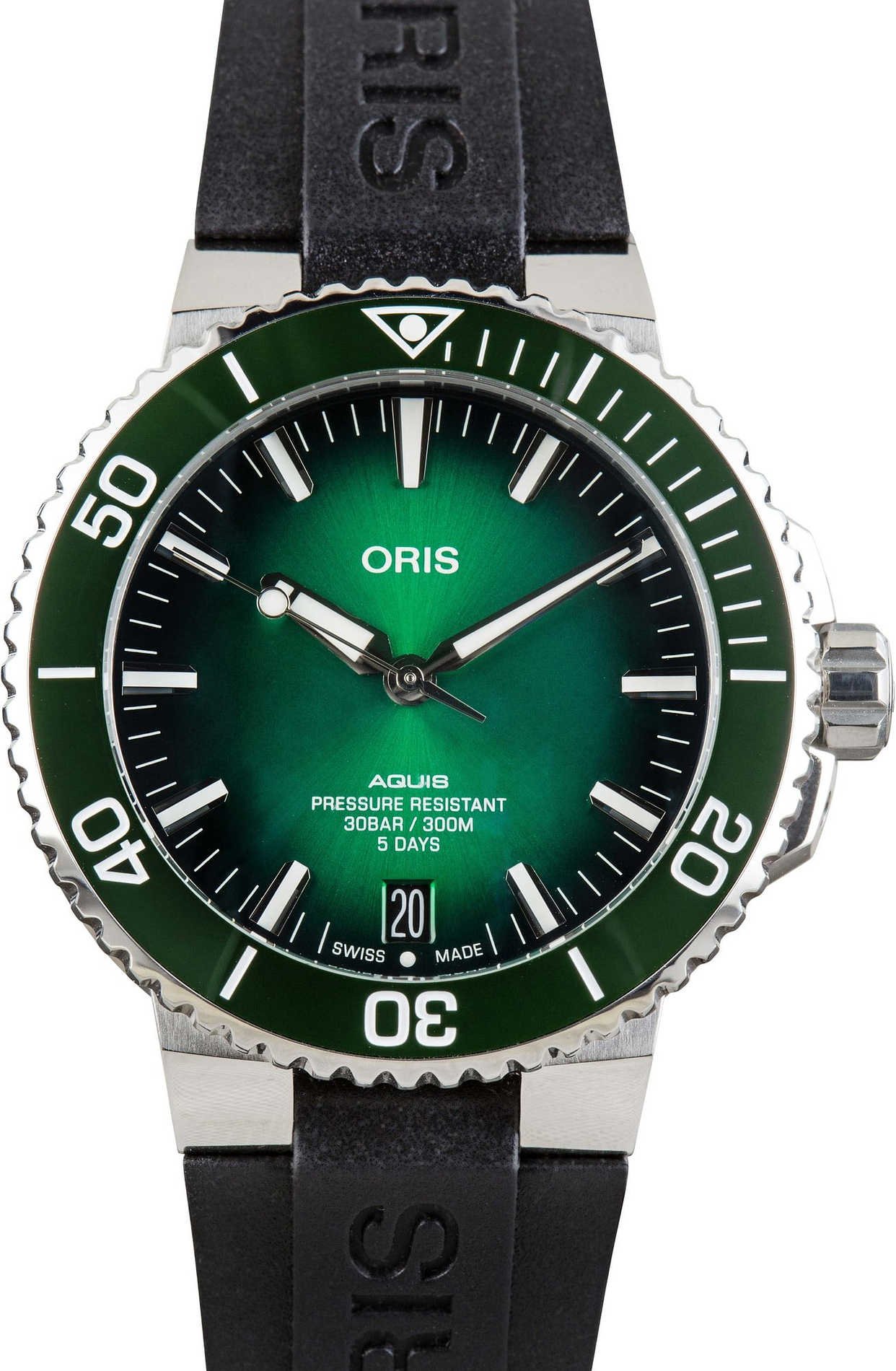 Oris Aquis Date Green Dial Calibre 400