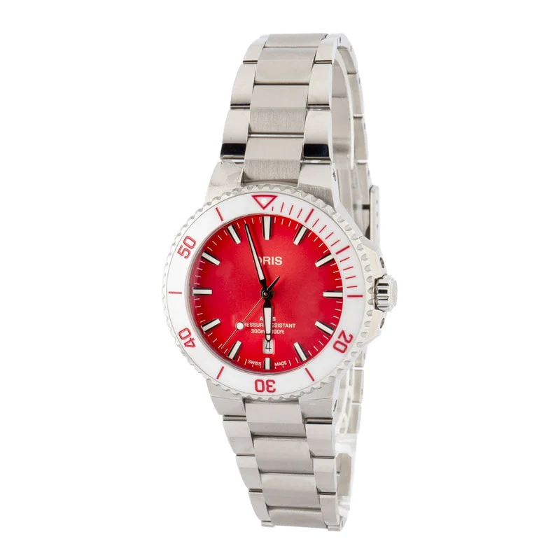 Oris Aquis Date Taste of Summer Red Dial
