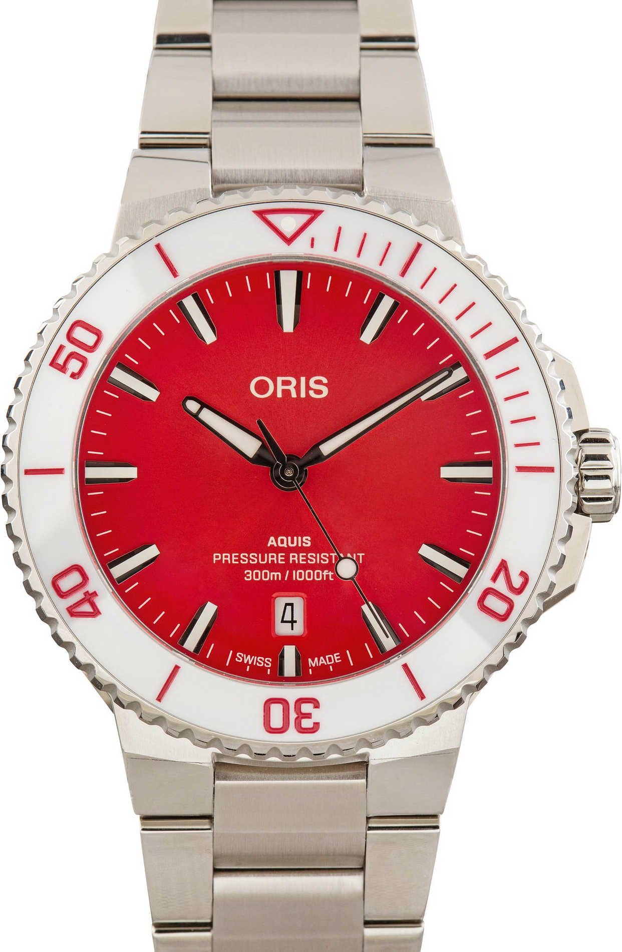 Oris Aquis Date Taste of Summer Red Dial