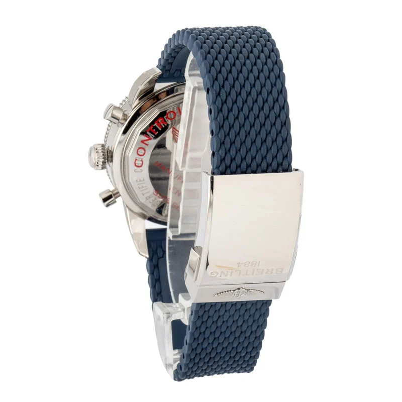 Breitling Blue Dial Superocean Heritage Chronograph 44 Steel on Rubber