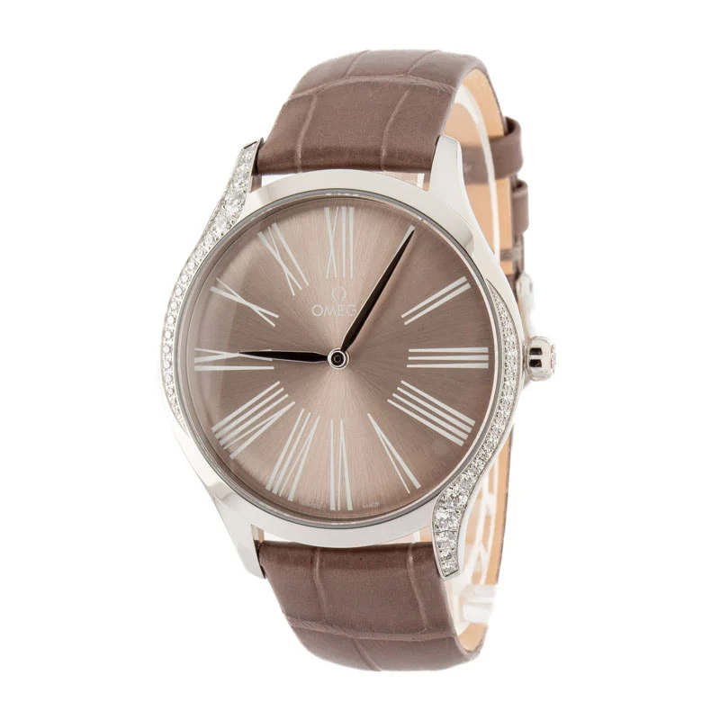 Omega De Ville Tresor Grey Roman Dial