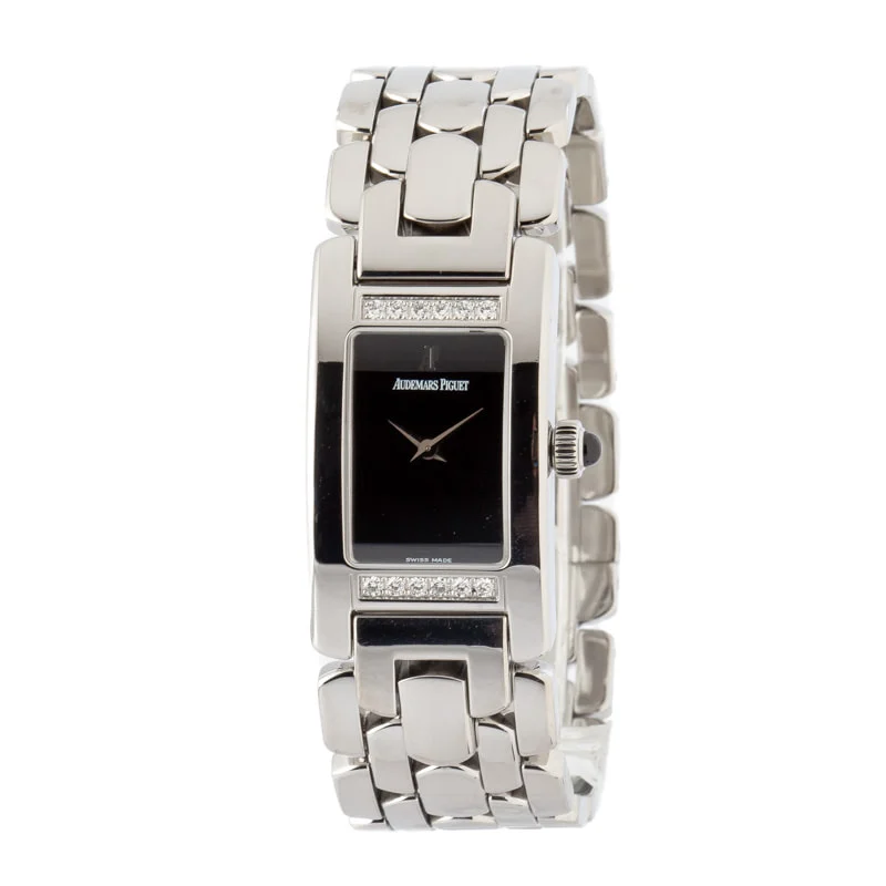 Pre-owned Audemars Piguet Promesse Black Dial