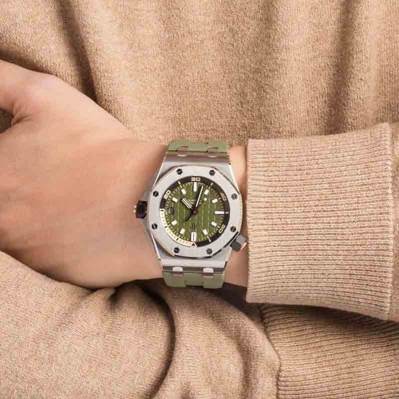Used Audemars Piguet Royal Oak Offshore Diver Khaki Green