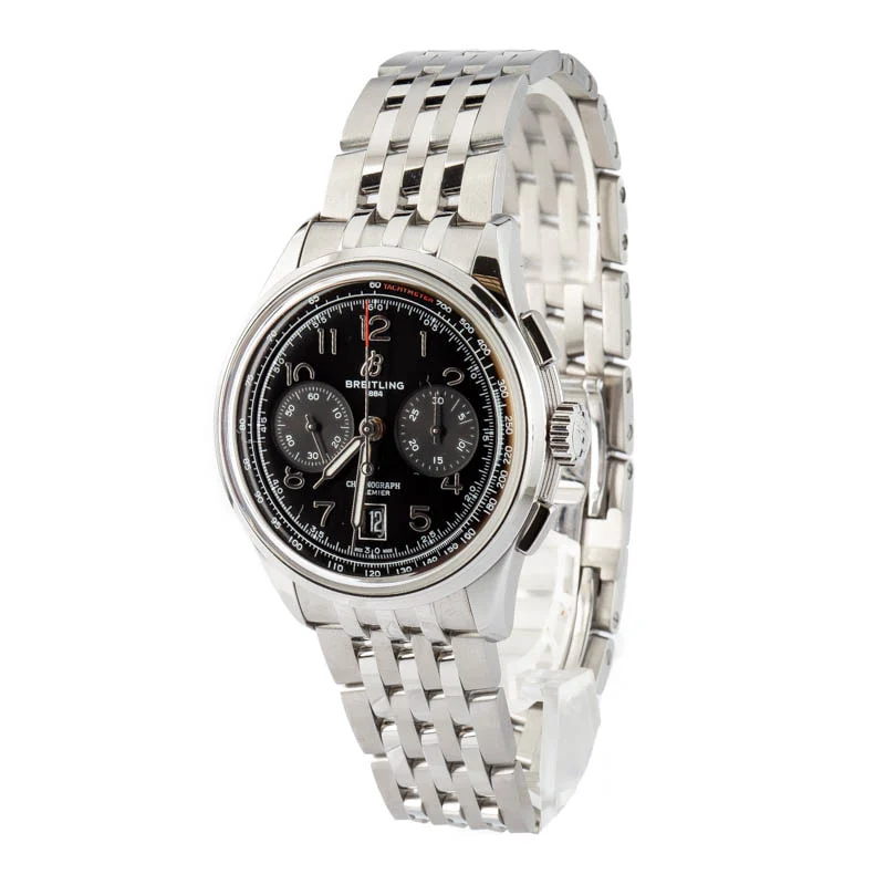 Pre-owned Breitling Premier Chronograph Stainless Steel