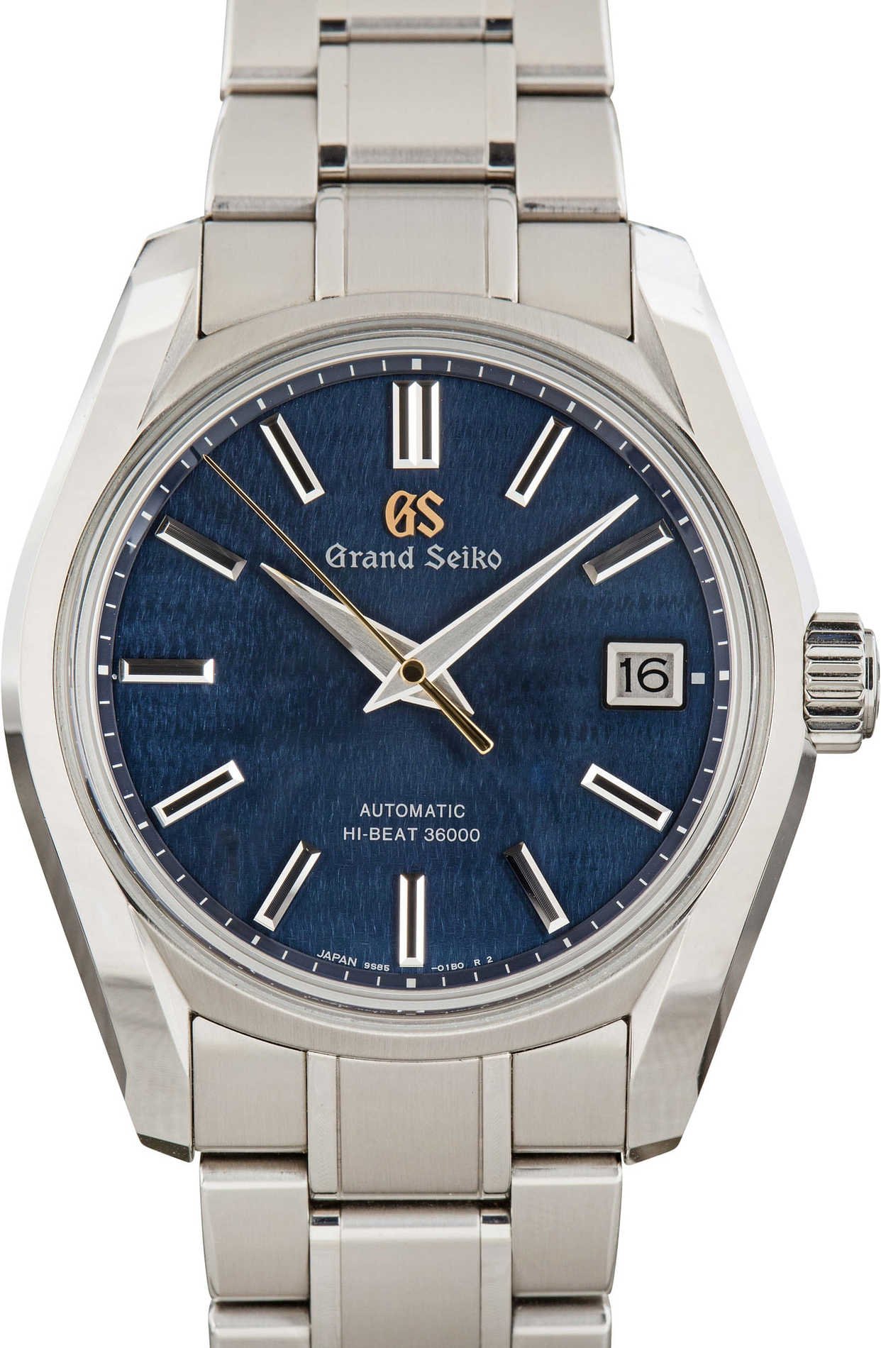Pre-owned Grand Seiko Heritage Collection SBGH273 Blue Dial