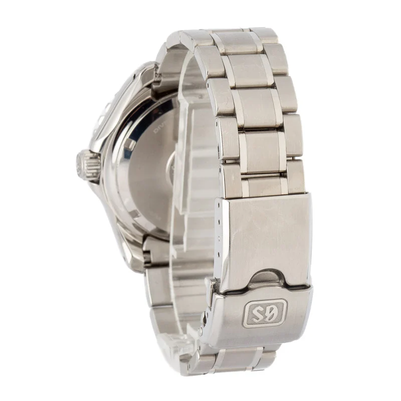 Pre-owned Steel Grand Seiko Sport Collection SBGA461 Black Dial