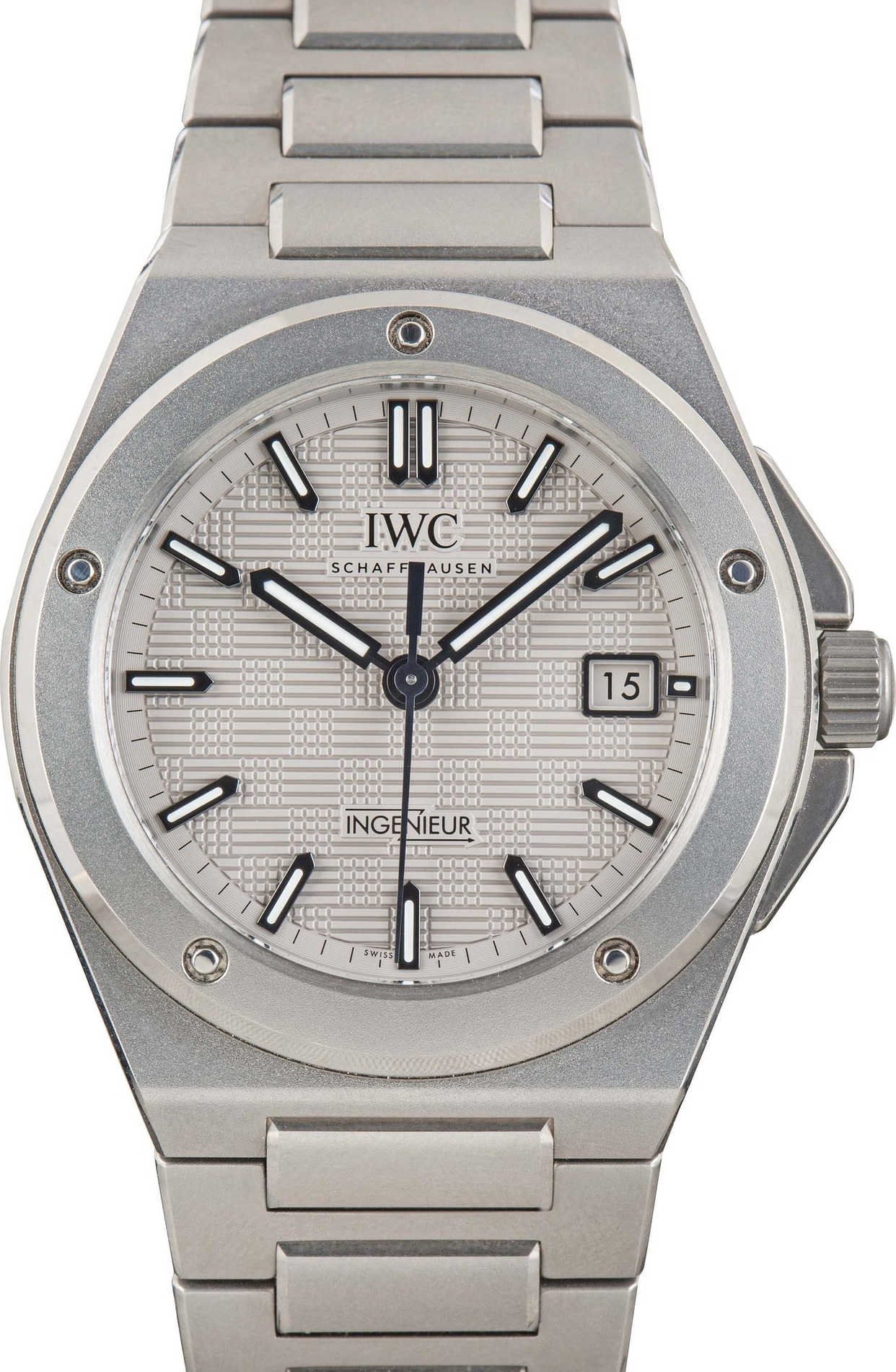 Pre-owned IWC Ingenieur Automatic 40 IW328904 Titanium