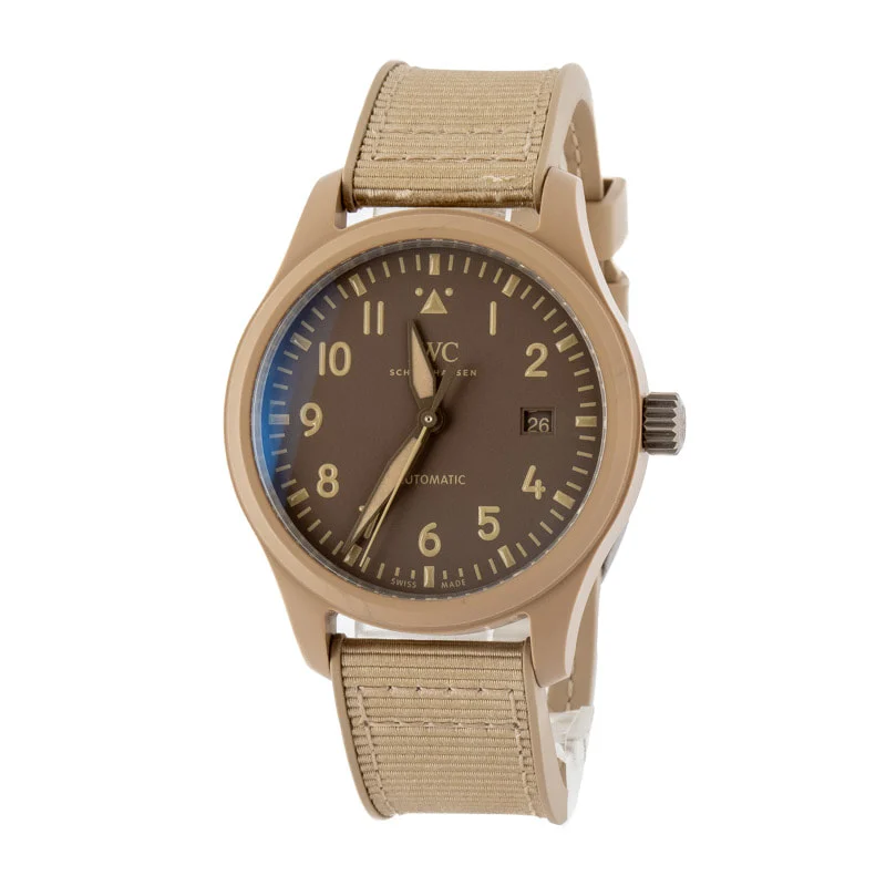 Pre-owned IWC Pilot's Watch Automatic 41 TOP GUN Mojave Desert IW328106 Ceramic