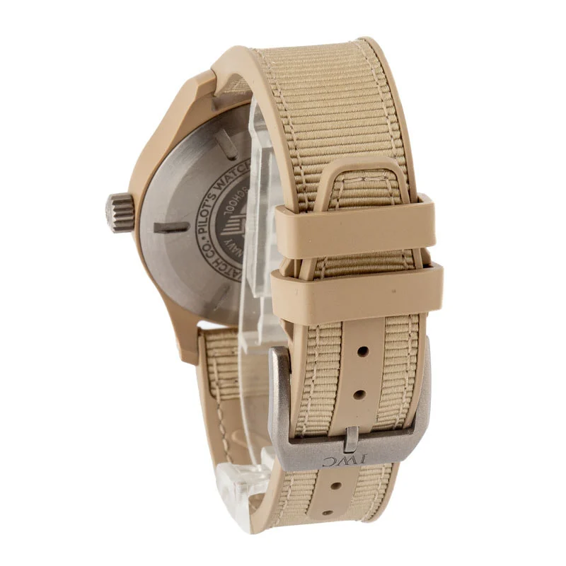 Pre-owned IWC Pilot's Watch Automatic 41 TOP GUN Mojave Desert IW328106 Ceramic