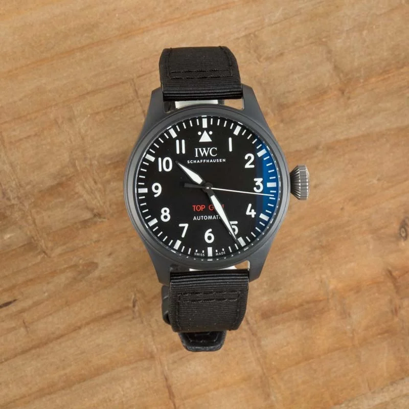 Used IWC Big Pilot’s Watch 43 TOP GUN IW329801 Black Ceramic