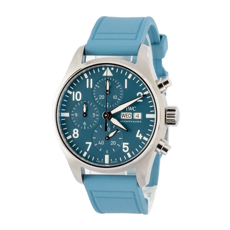 Used IWC Pilot's Watch Chronograph 41 IW388117 Blue Dial
