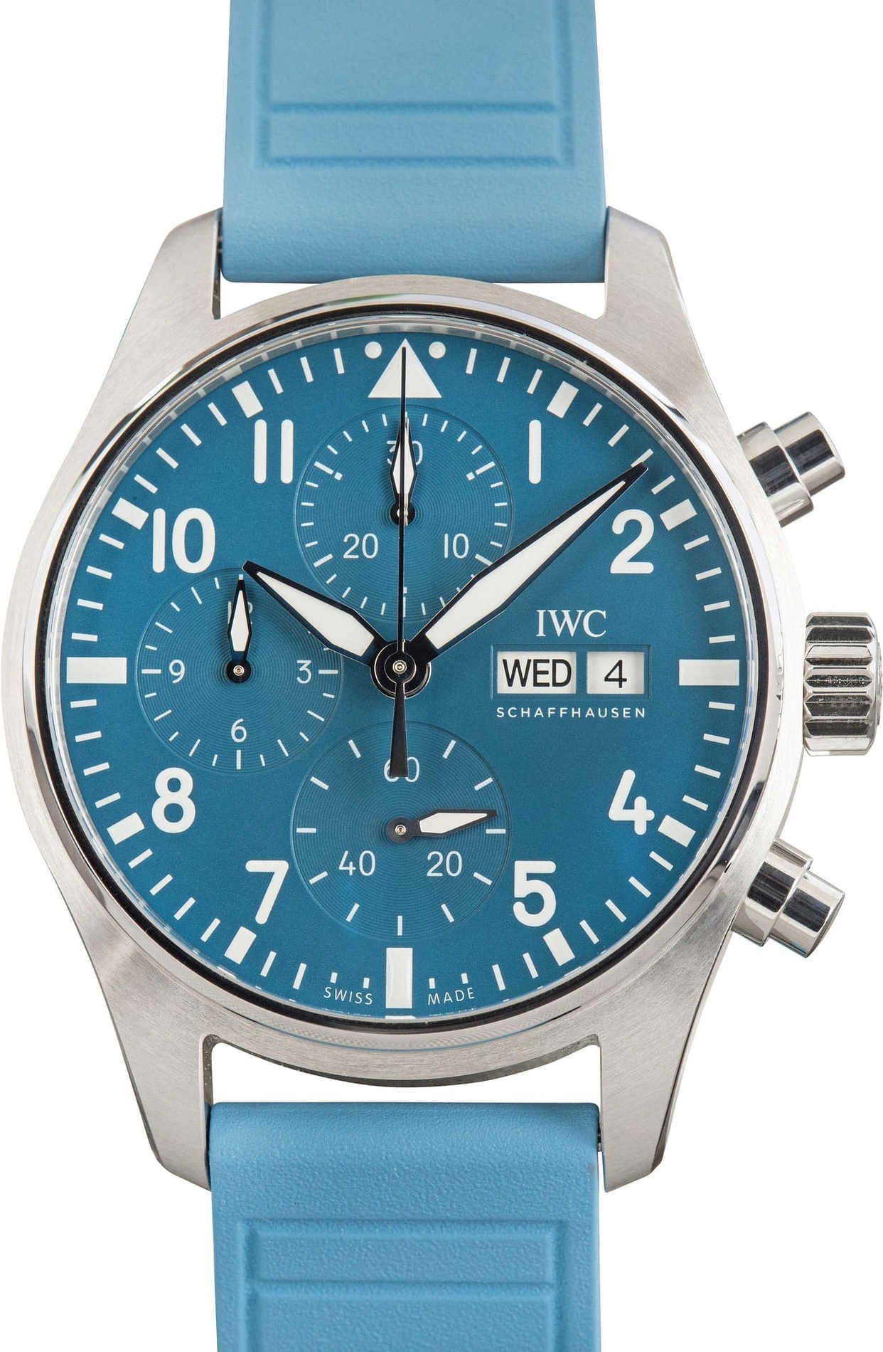 Used IWC Pilot's Watch Chronograph 41 IW388117 Blue Dial