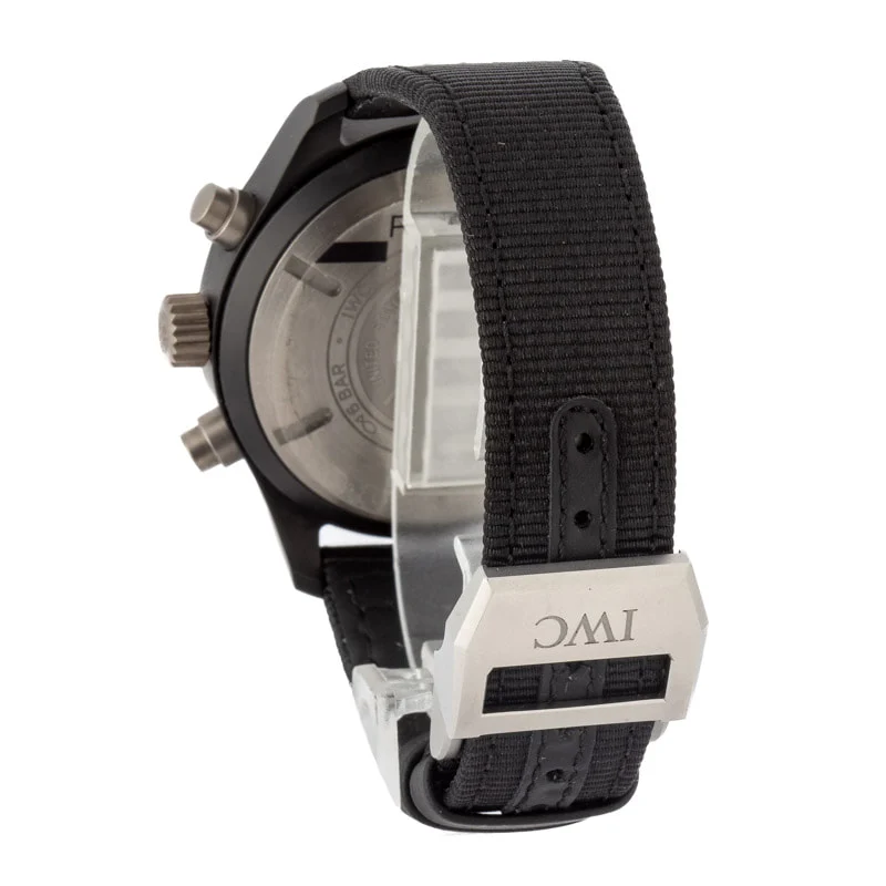 Pre-owned IWC Pilot’s Watch Chronograph TOP GUN IW389101 Black Ceramic