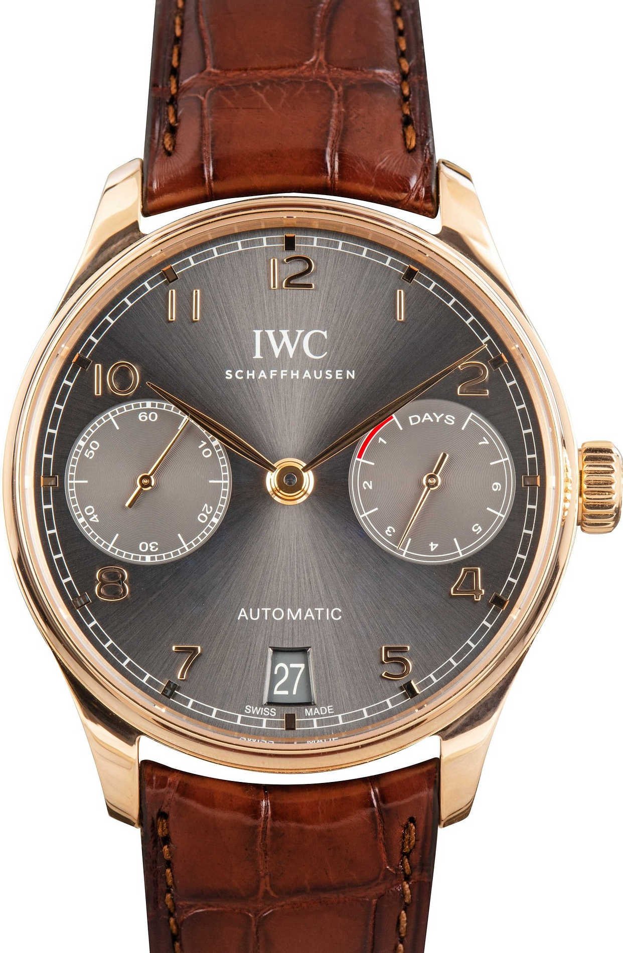 Pre-owned IWC Portugieser Automatic IW500702 5N Gold