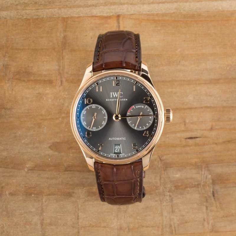 Pre-owned IWC Portugieser Automatic IW500702 5N Gold
