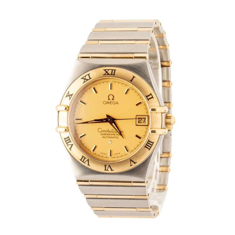 Pre-owned Omega Constellation 1202.10.00 Champagne Dial
