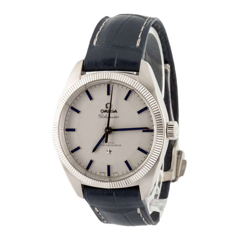 Omega Constellation Globemaster Platinum on Leather