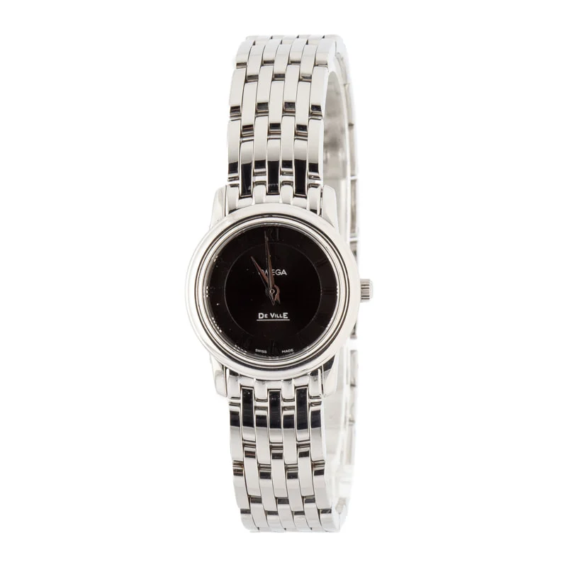Used Omega De Ville Prestige Black Roman Dial