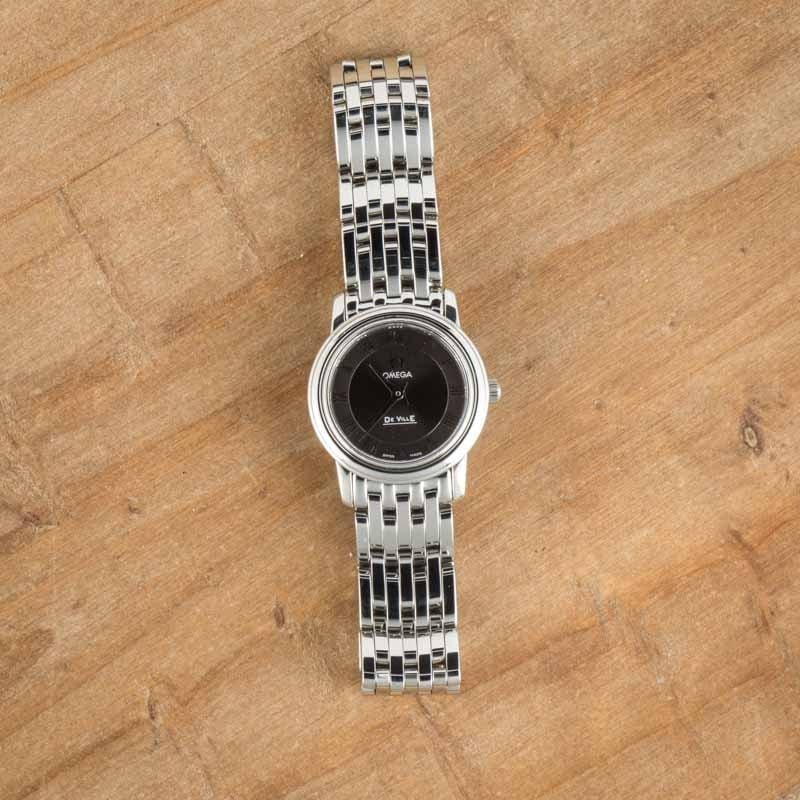 Used Omega De Ville Prestige Black Roman Dial