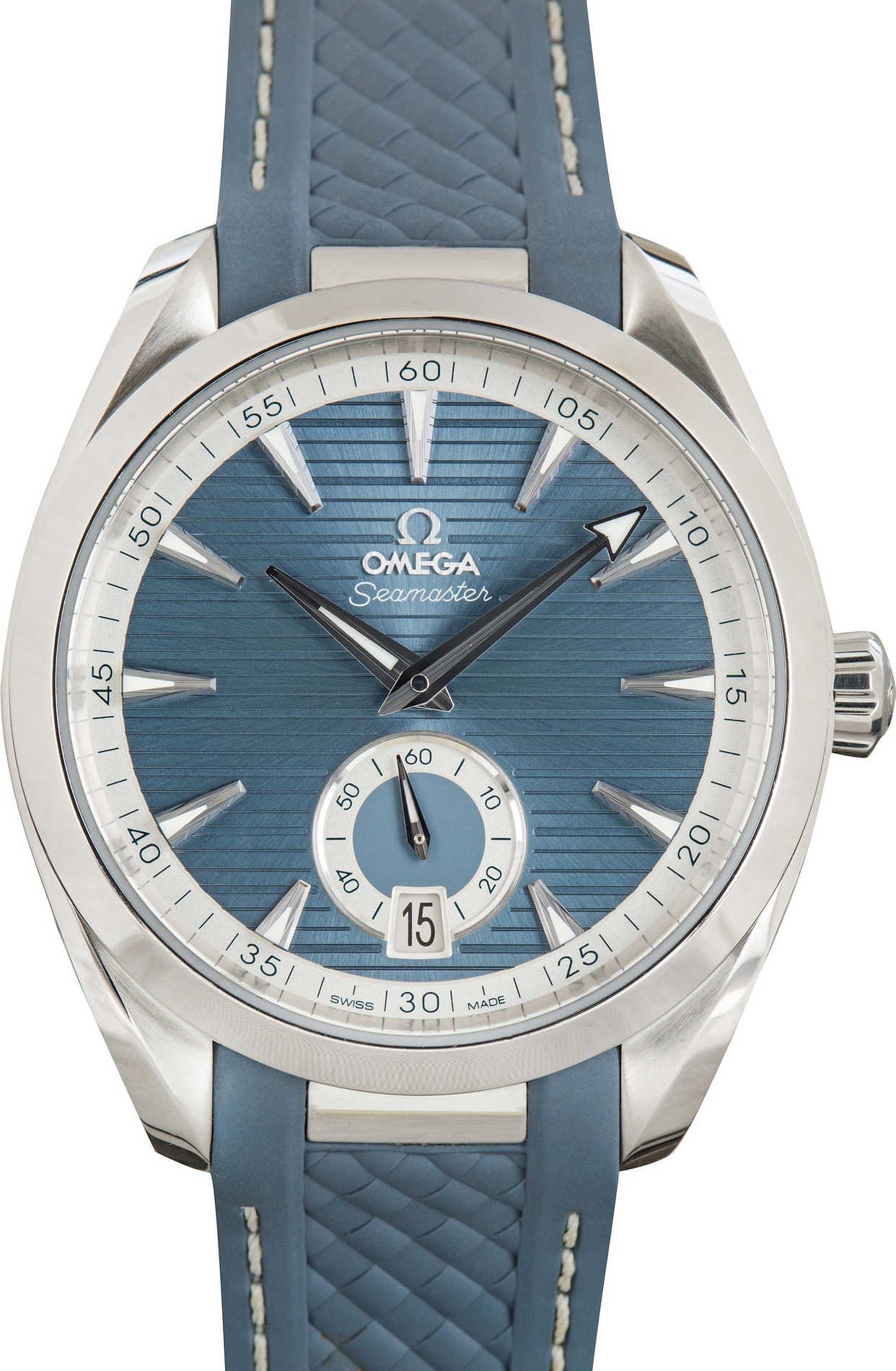 Used Omega Seamaster Aqua Terra 150M Blue Dial & Strap