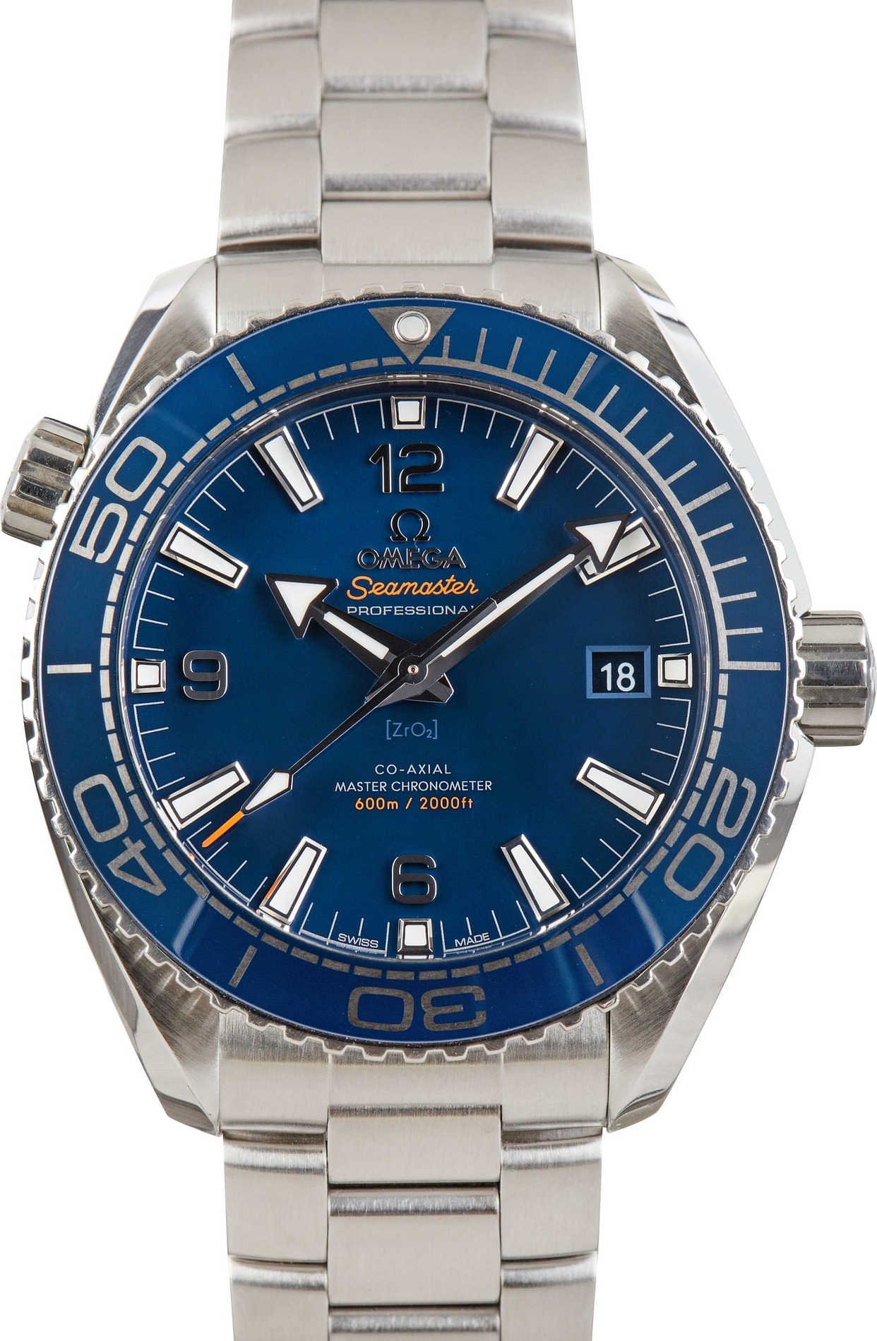 Used Omega Seamaster Planet Ocean Blue Dial