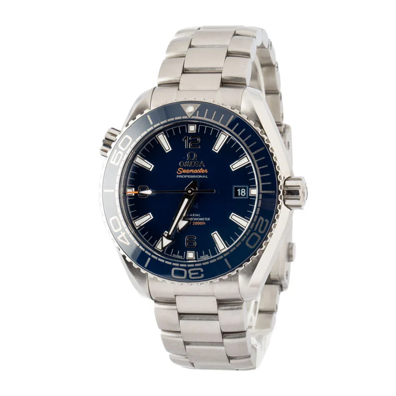 Used Omega Seamaster Planet Ocean Blue Dial
