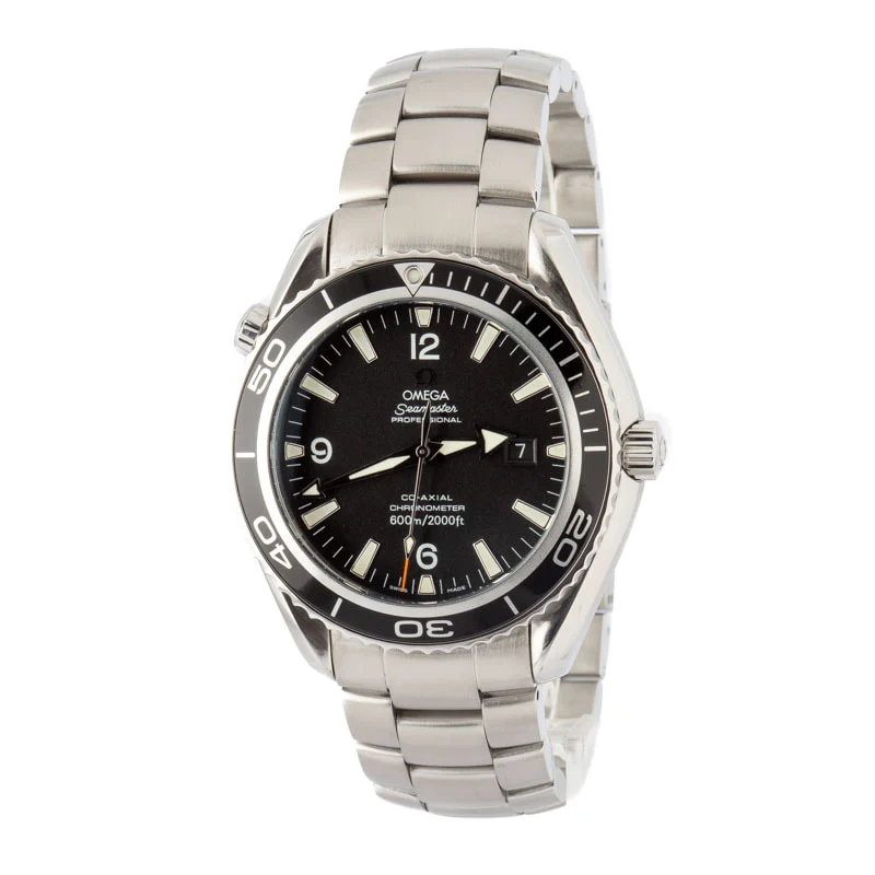 Used Omega Seamaster Steel Planet Ocean 2200.50.00 Black Dial