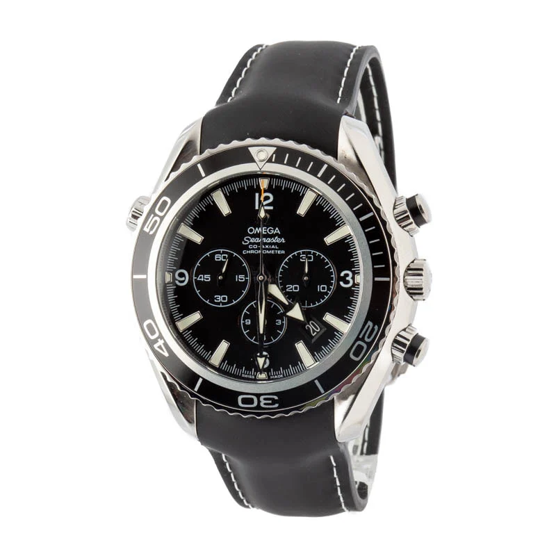 Used Omega Seamaster Planet Ocean 600M Black Chronograph Dial