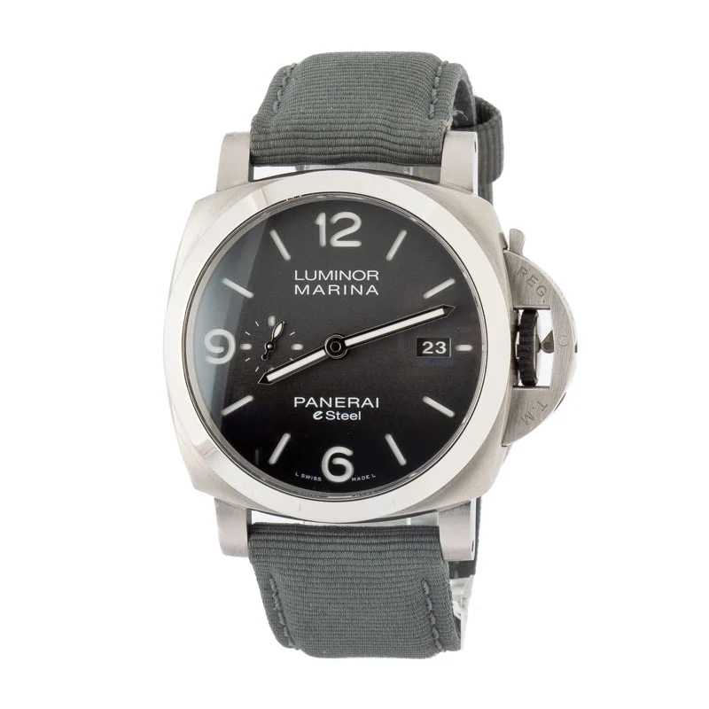 Used Panerai Luminor Marina Grigio Roccia PAM01358 Stainless Steel