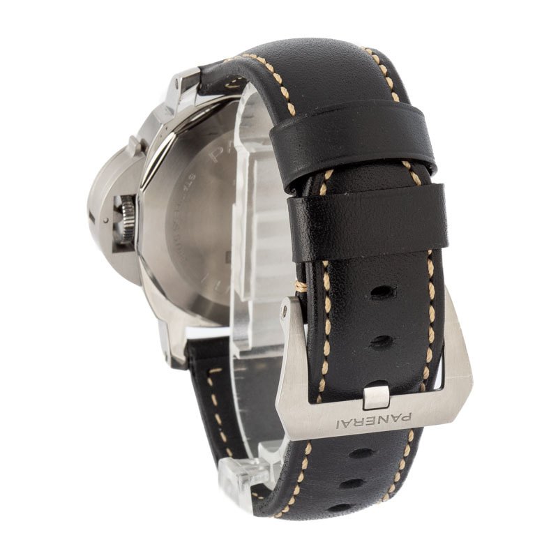 Panerai Luminor Logo Steel PAM01084 Black Dial