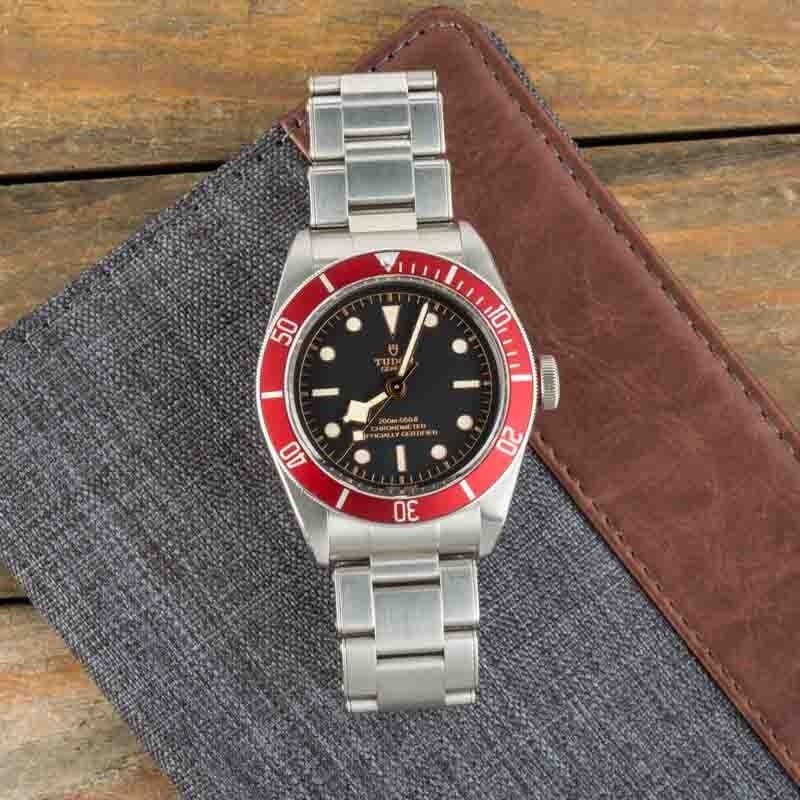 Used Tudor Black Bay Ref 79230R Red Bezel