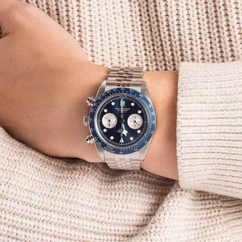 Men's Tudor Black Bay Chrono Ref 79360 Blue Dial