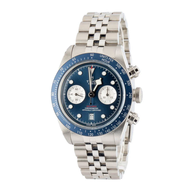 Men's Tudor Black Bay Chrono Ref 79360 Blue Dial