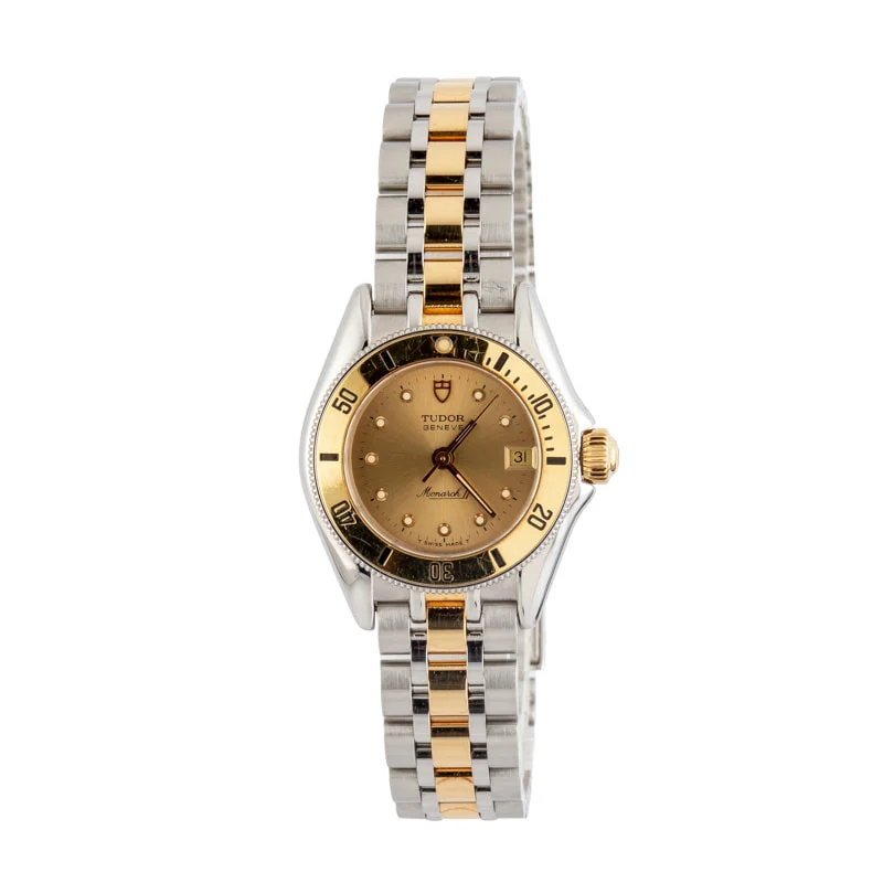 Pre-owned Tudor Monarch Ref 15853 Ladies Submariner