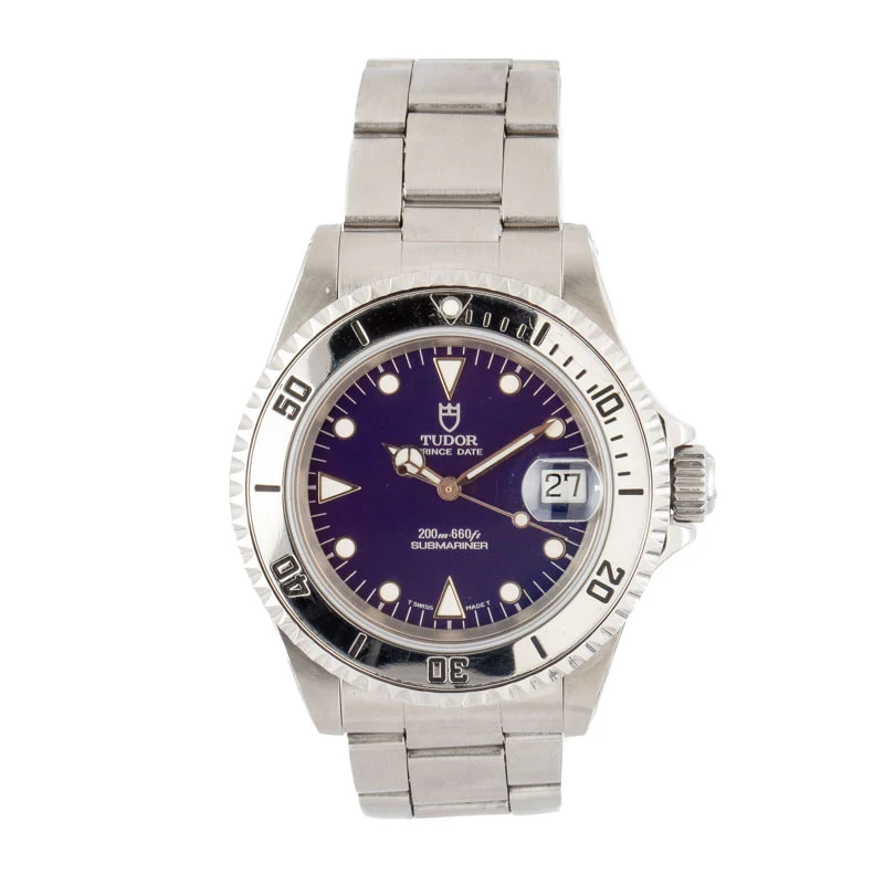 Tudor Submariner Prince Date 79190 Blue Dial