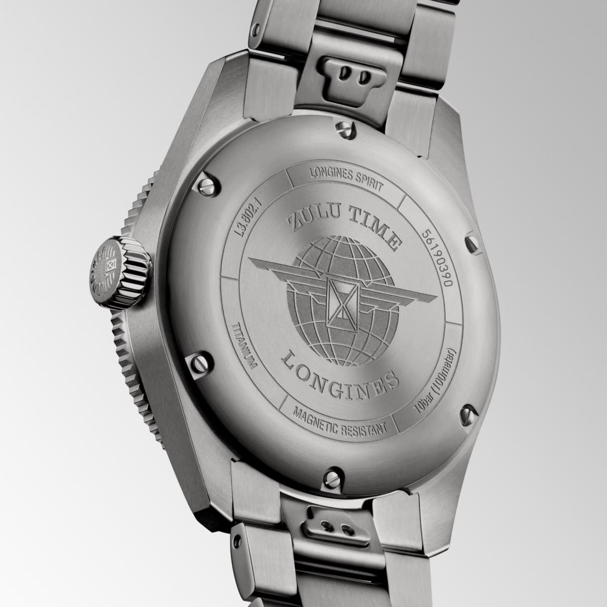 Longines Spirit Zulu Time Titanium (L3.802.1.53.6)