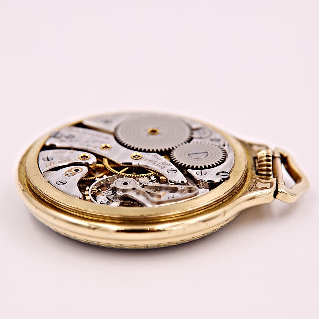 Hamilton Yellow Gold-Filled Open Face Railroad Model 17, 950B