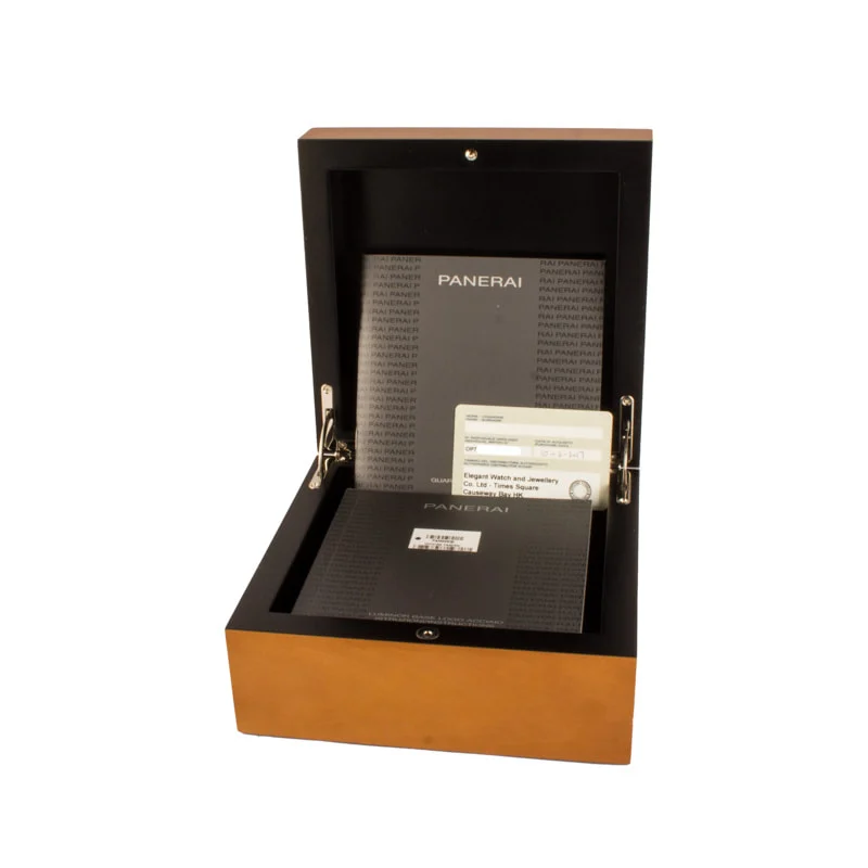 Pre-owned Panerai Luminor Base Logo PAM00630 White Dial