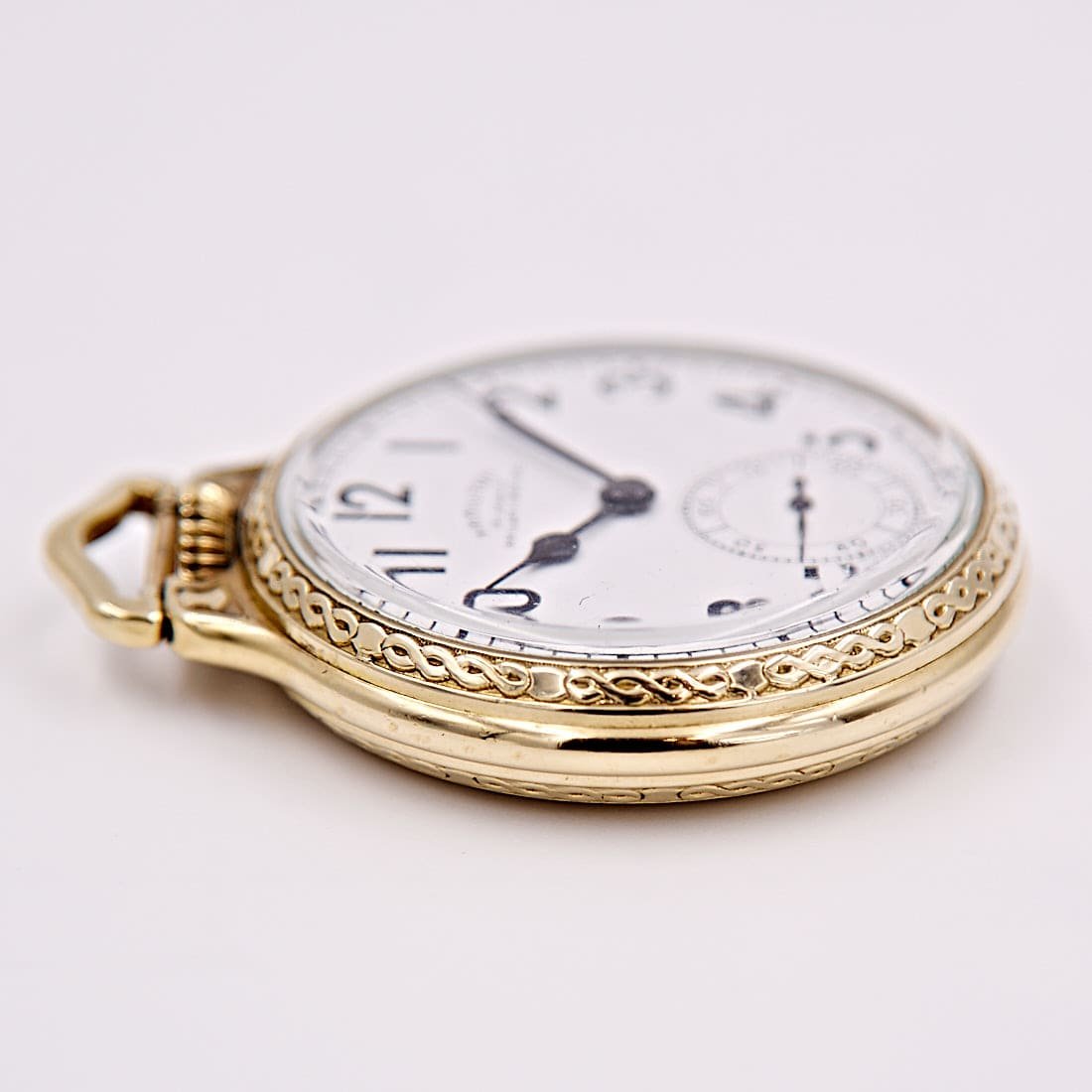 Hamilton Yellow Gold-Filled Open Face Railroad Model 17, 950B
